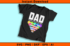 Dad Billiards SVG | The Shark The Myth The Legend Cut File Product Image 2