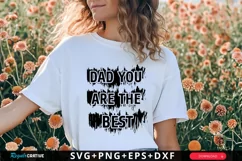 Dad You Are The Best SVG, Father's Day SVG Design Product Image 1