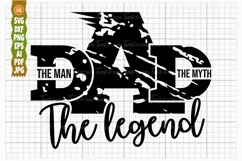 The Man The Myth The Legend SVG | Dad Svg | Fathers Day Gift Product Image 1