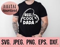 Reel Cool Dada SVG - Fathers Day Fishing - Gift For Him SVG Product Image 2