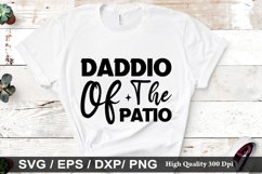 Daddio of the patio SVG - Father&#039;s Day Design Product Image 1
