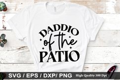 Daddio of the patio SVG - Father&#039;s Day Design Product Image 1