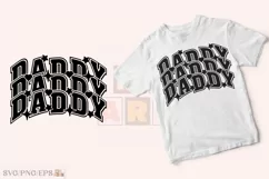 Varsity Dad PNG, Fathers Day, Daddy SVG T-shirt Design Product Image 2