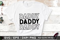 Daddy SVG - Father&#039;s Day Design Product Image 1
