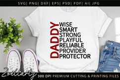 Fathers Day SVG for Cricut Papa Daddy Dad T-shirt Mug Design Product Image 2