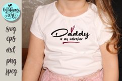 Daddy is my valentine svg, Love svg Product Image 1