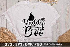 Daddy little boo - Halloween SVG Design Product Image 1