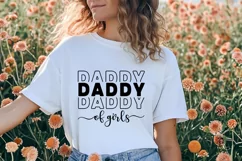 Daddy Of Girls SVG, Father's Day SVG Design Product Image 3