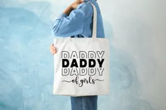 Daddy Of Girls SVG, Father's Day SVG Design Product Image 2