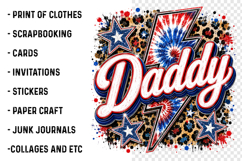 Daddy Patriotic PNG America Product Image 3