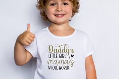 Daddy&#039;s little girl SVG, Funny Baby Girl SVG Product Image 1