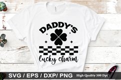 Daddy&#039;s lucky charm SVG - St. Patrick&#039;s Day Design Product Image 1