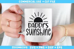 Daddy's sunshine SVG | Baby sayings SVG | Baby Mug SVG Product Image 1