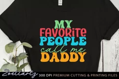 Fathers Day SVG PNG EPS DXF Daddy Dad Papa SVG Cut File Product Image 1