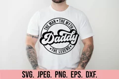 The Man The Myth Daddy SVG - Fathers Day SVG - Best Daddy Product Image 2