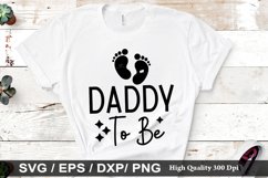Daddy to be SVG - Father&#039;s Day Design Product Image 1