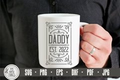 Vintage Daddy Est SVG | Father's Day SVG Cut Files Product Image 4