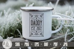 Vintage Daddy Est SVG | Father&#039;s Day SVG Cut Files Product Image 3