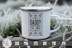 Vintage Daddy Est SVG | Father's Day SVG Cut Files Product Image 3