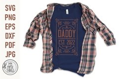 Vintage Daddy Est SVG | Father&#039;s Day SVG Cut Files Product Image 6
