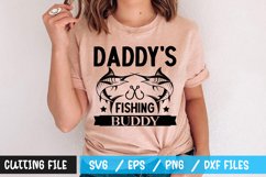 Daddys fishing buddy svg file Product Image 1
