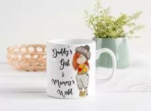 Daddy's Girl Sublimation | Mommy's World | Cute Girl Print Product Image 2