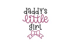 Daddy's Little Girl SVG Cut File Product Image 1