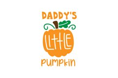 Daddy's Little Pumpkin Product Image 1