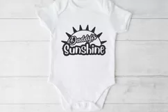 daddys sunshine, baby svg, funny baby svg, baby girl svg
