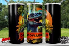 Daddysaurus, Father&#039;s Day Tumbler Wrap Product Image 3
