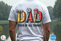 Father's Day, Dad Fixer of all things png sublimation design Product Image 1