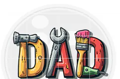 Father's Day, Dad Fixer of all things png sublimation design Product Image 5