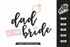 Wedding SVG file for Bride's Dad Product Image 2