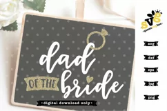 Wedding SVG file for Bride's Dad Product Image 3