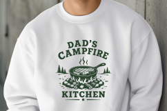 Dad's Campfire Kitchen SVG for Cricut, BBQ Grilling Dad PNG Product Image 3