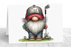 Father's Day Best Dad gnomes, Golfer Gnome, Baseball Gnome Product Image 4