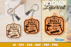 Keychain Dad's Garage Lasercut Product Image 2
