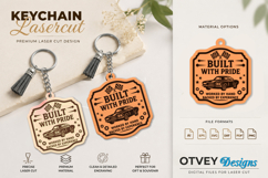 Keychain Dad's Garage Lasercut BUNDLES 12 DESIGNS Product Image 10