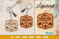 Keychain Dad's Garage Lasercut Product Image 2
