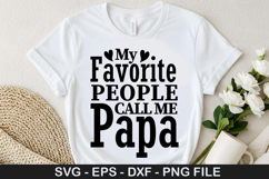 My favorite people SVG - Father&#039;s Day Design Product Image 1