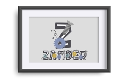 Dads Nuts and Bolts Subdued Color Font Product Image 2