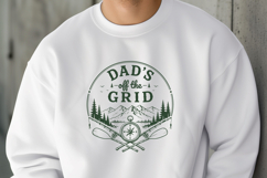 Dad's Off the Grid SVG Design, Retro Overlanding Trendy PNG Product Image 2