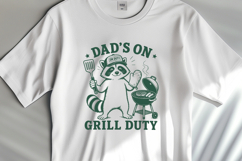 Funny Raccoon BBQ Dad SVG PNG, 10 Trash Panda Grillin Bundle Product Image 2