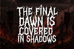 Daemon Sickness | Black Metal Font Product Image 6