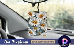 Daisies oil painting floral Air Freshener PNG Product Image 1