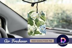 Hydrangea floral pattern background Air Freshener PNG Product Image 1