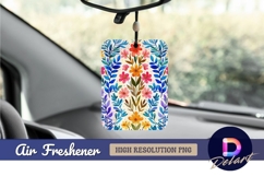 Floral watercolor pattern Air Freshener PNG Product Image 1
