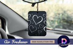 Chalkboard background with white hand Air Freshener PNG Product Image 1