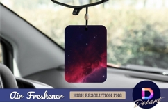 Crimson nebula stars deep space air freshener png Product Image 1