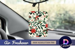 Festive floral Christmas Air Freshener PNG Product Image 1
